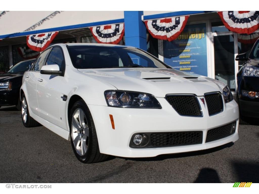 White Hot 2008 Pontiac G8 GT Exterior Photo #40294059