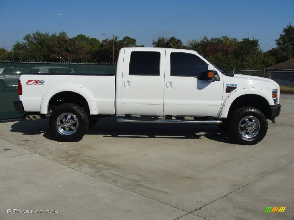 Oxford White 2009 Ford F250 Super Duty FX4 Crew Cab 4x4 Exterior Photo #40296163