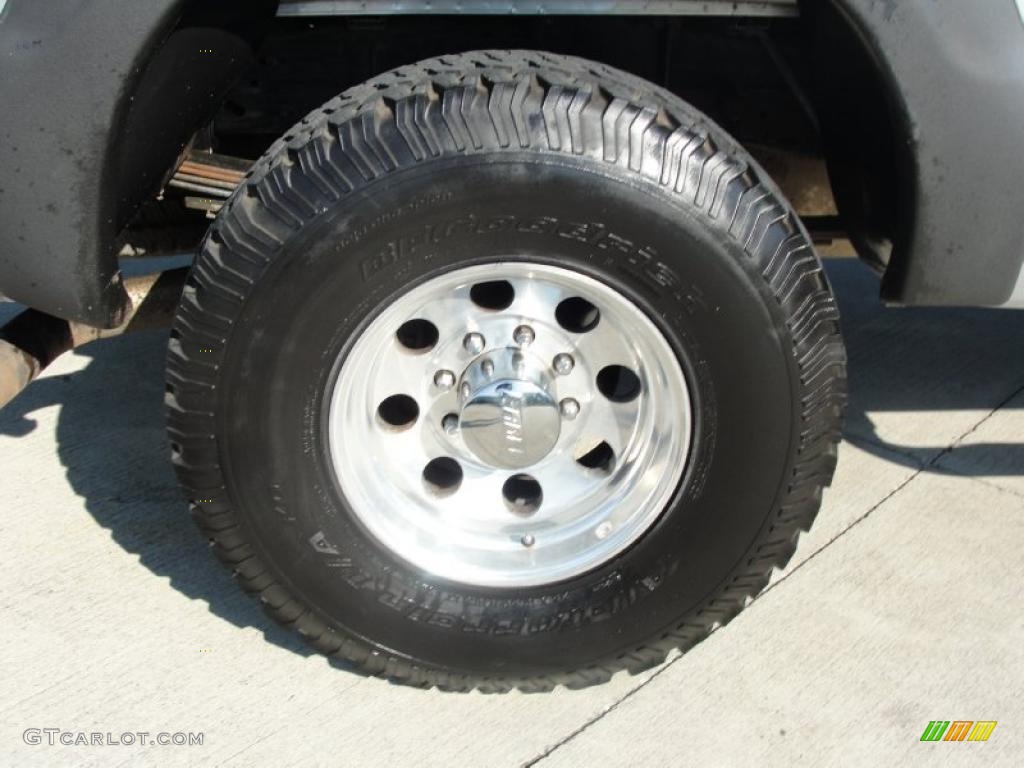 2000 F250 Super Duty XLT Crew Cab 4x4 - Silver Metallic / Medium Graphite photo #13