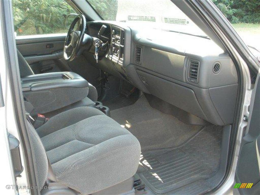 2004 Silverado 1500 LS Extended Cab 4x4 - Silver Birch Metallic / Dark Charcoal photo #12