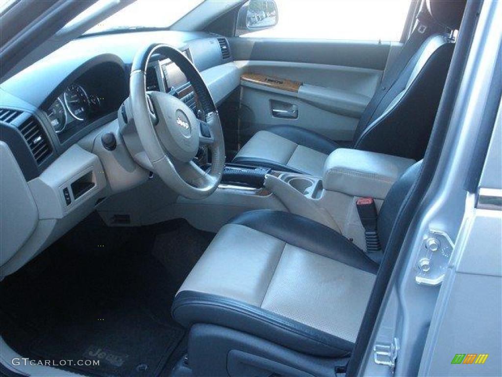 Dark Khaki/Light Graystone Interior 2008 Jeep Grand Cherokee Limited 4x4 Photo #40298119