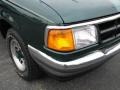 1993 Bright Calypso Green Metallic Ford Ranger XLT Regular Cab  photo #2