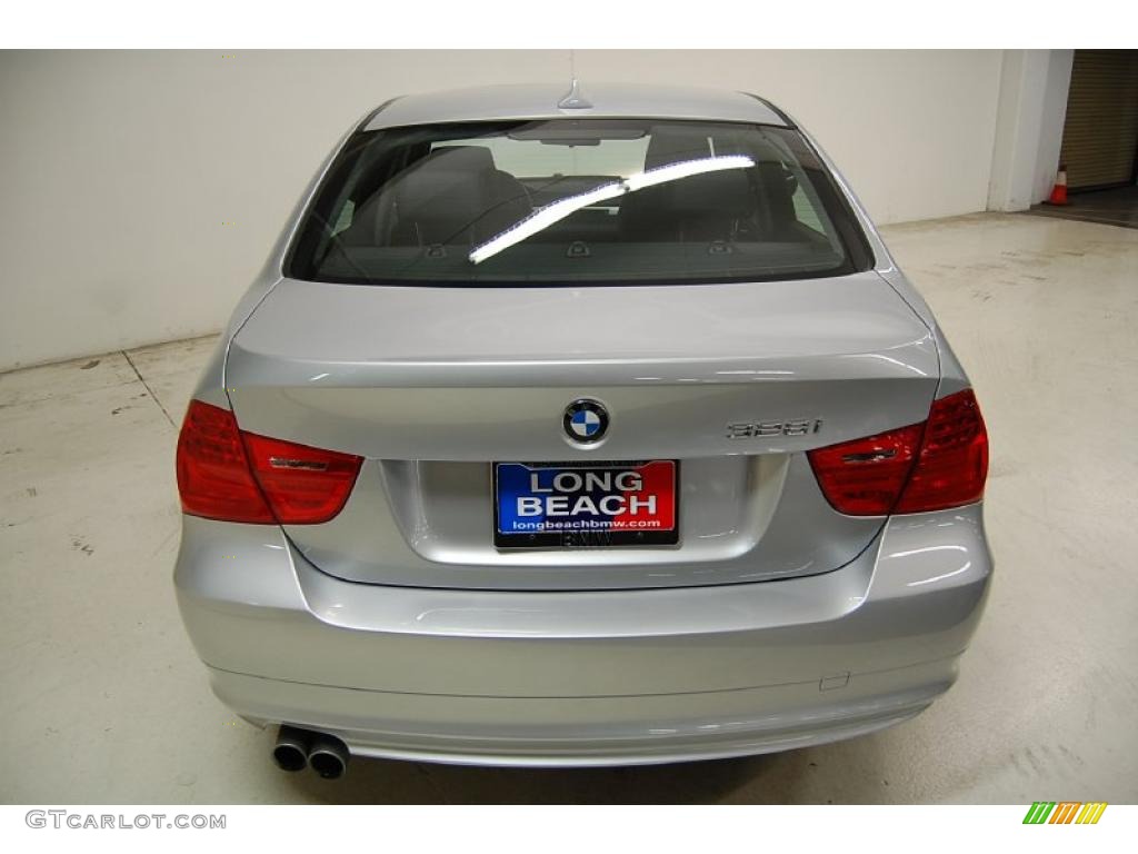 2009 3 Series 328i Sedan - Titanium Silver Metallic / Black photo #7