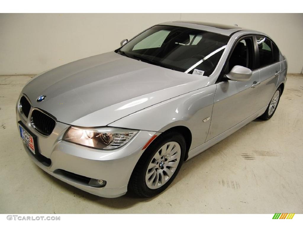 2009 3 Series 328i Sedan - Titanium Silver Metallic / Black photo #10