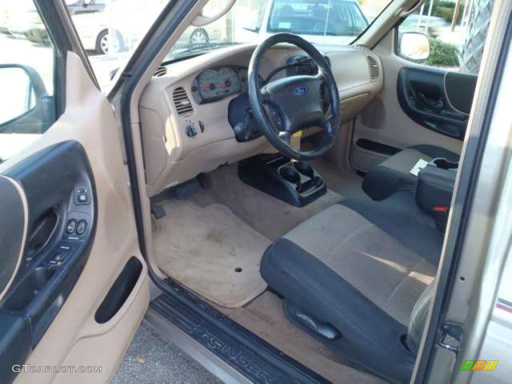 Dark Graphite Interior 2003 Ford Ranger XLT SuperCab Photo #40303008