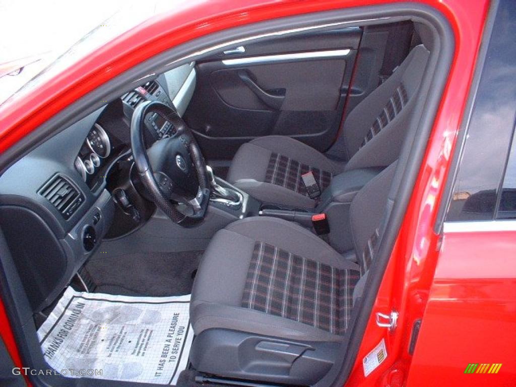 Interlagos Plaid Cloth Interior 2006 Volkswagen Jetta GLI Sedan Photo #40303056