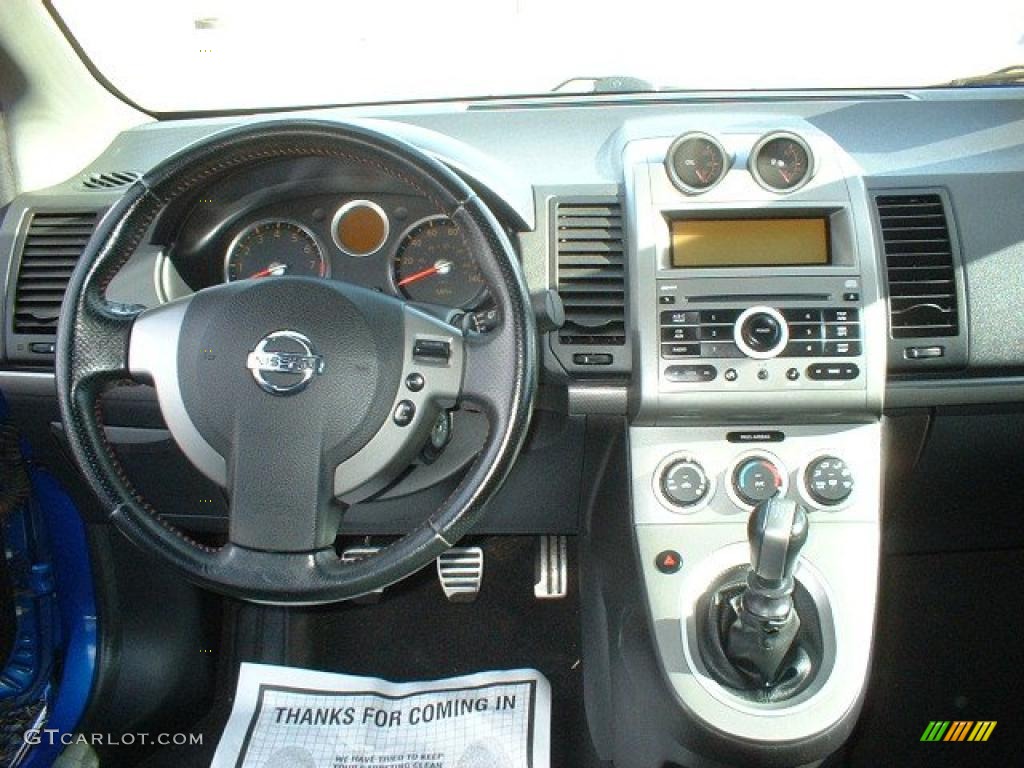 2007 Nissan Sentra SE-R Spec V SE-R Charcoal Dashboard Photo #40303432
