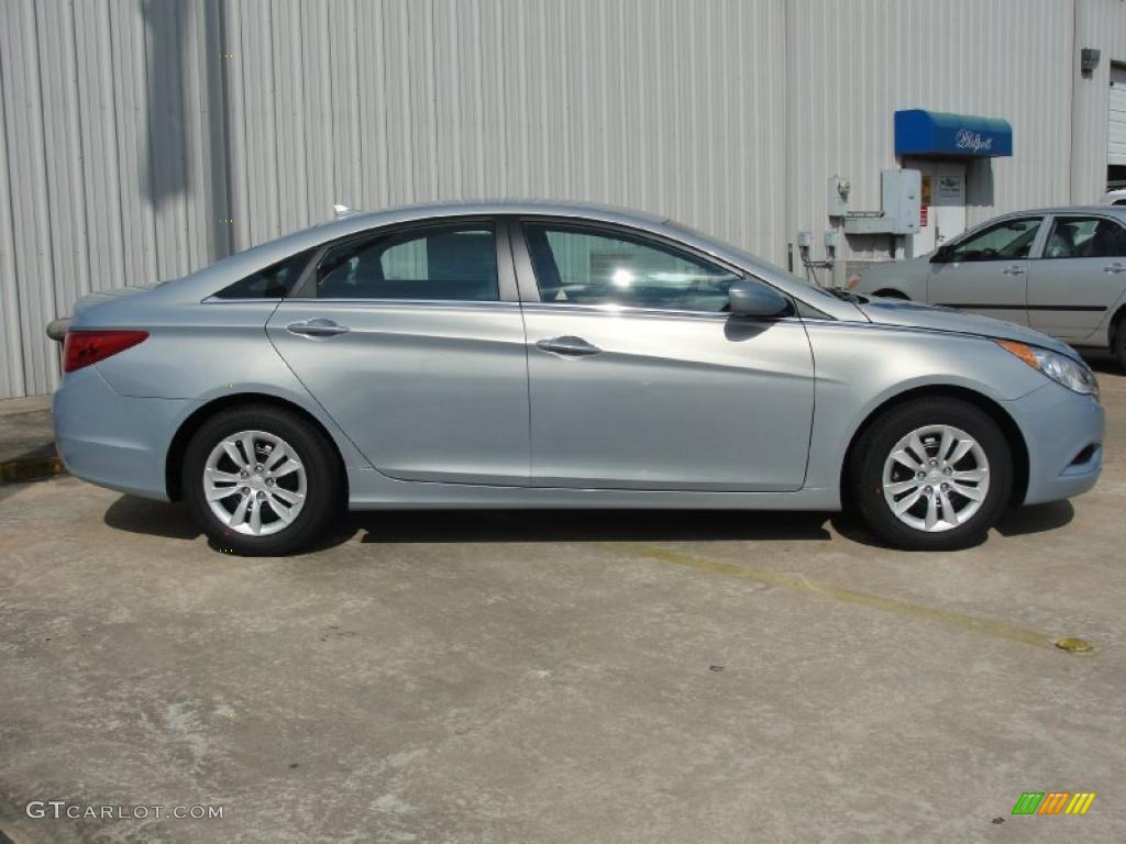 2011 Sonata GLS - Iridescent Silver Blue Metallic / Gray photo #2