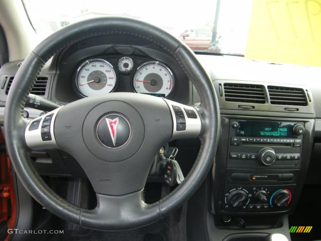 2007 Pontiac G5 GT Ebony Dashboard Photo #40304552