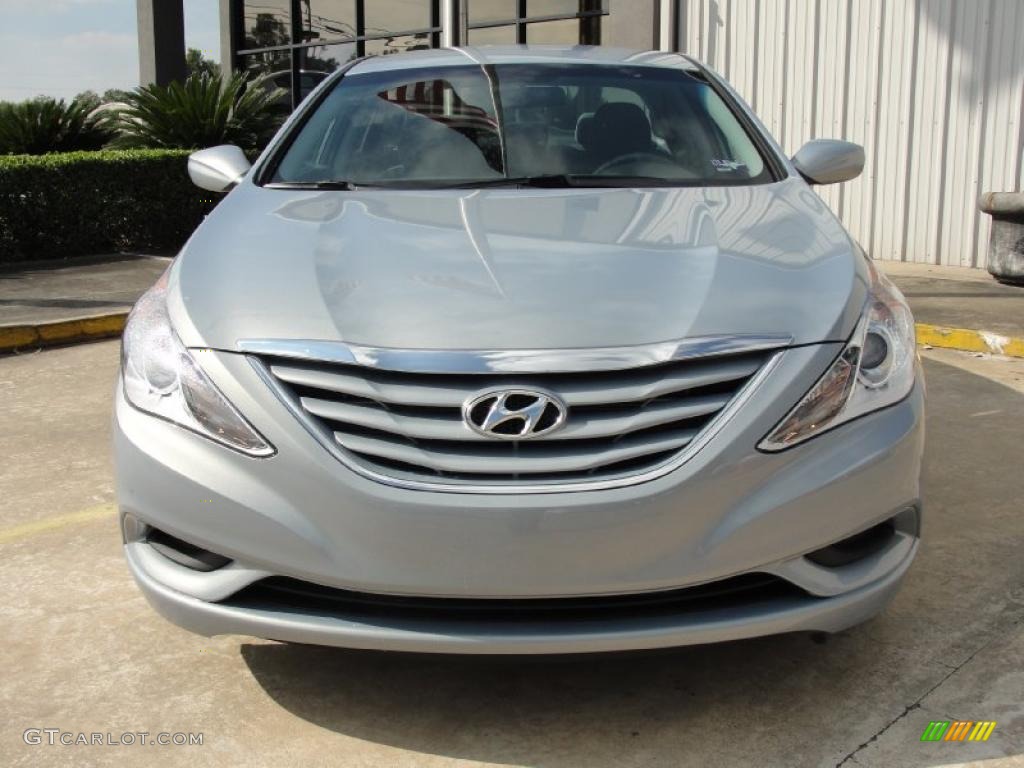 2011 Sonata GLS - Iridescent Silver Blue Metallic / Gray photo #8