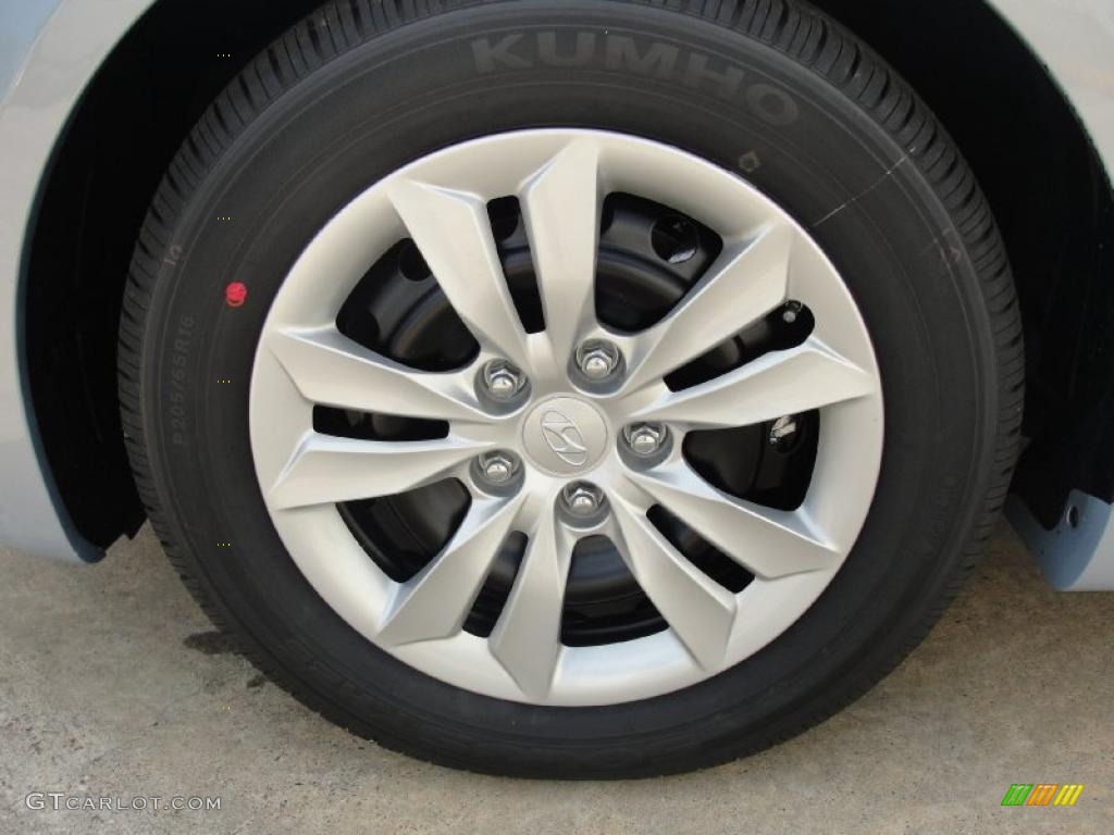 2011 Sonata GLS - Iridescent Silver Blue Metallic / Gray photo #10