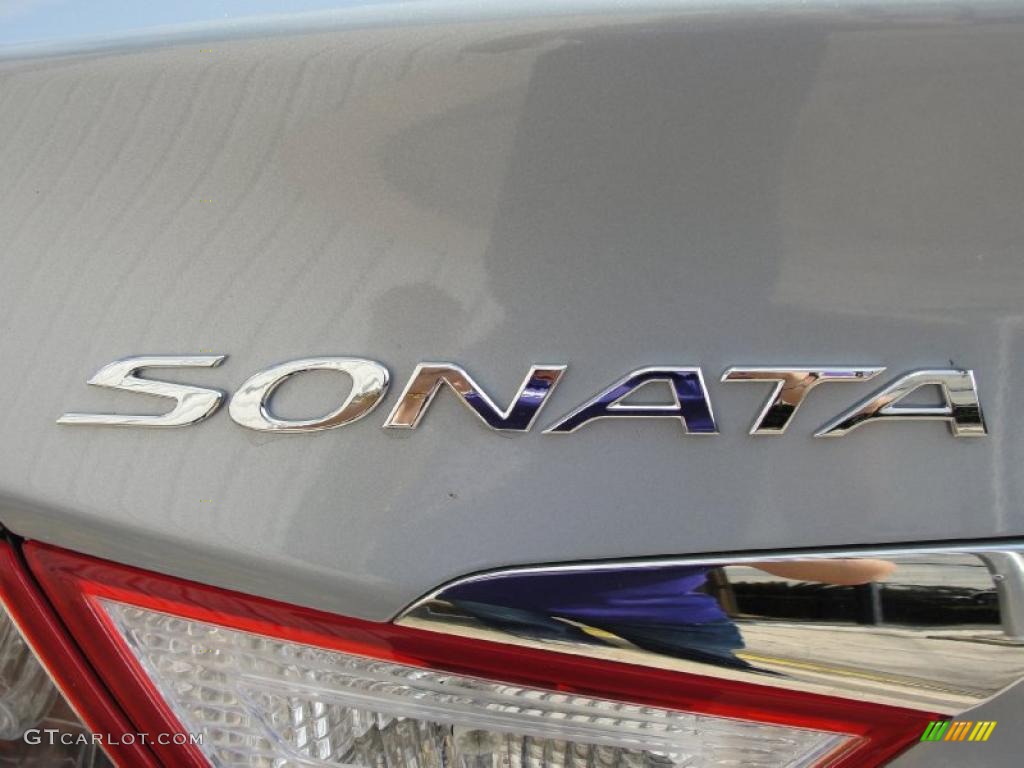 2011 Sonata GLS - Iridescent Silver Blue Metallic / Gray photo #14