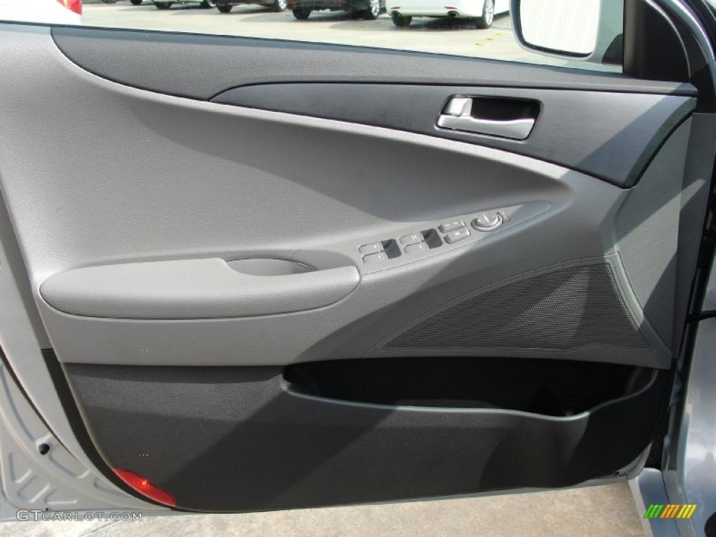 2011 Sonata GLS - Iridescent Silver Blue Metallic / Gray photo #19