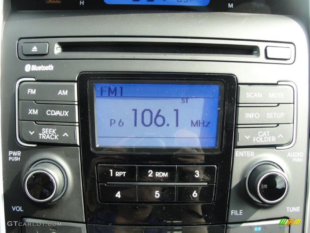 2011 Sonata GLS - Iridescent Silver Blue Metallic / Gray photo #26
