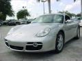 2007 Arctic Silver Metallic Porsche Cayman   photo #13