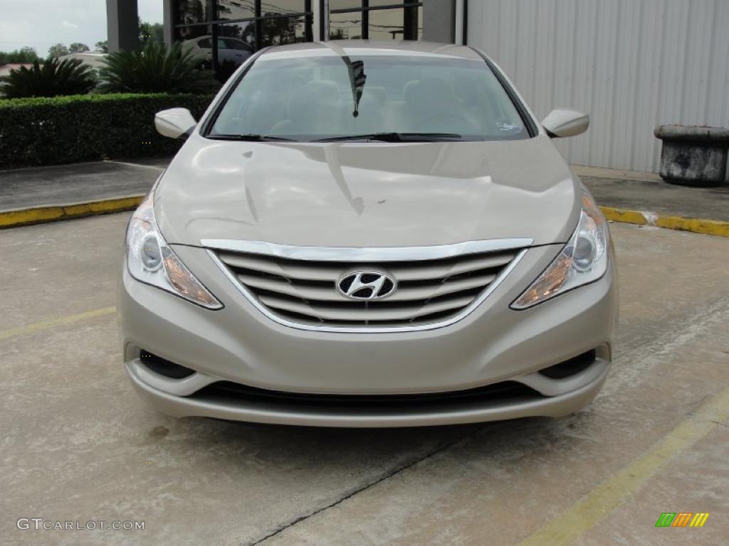 Camel Pearl 2011 Hyundai Sonata GLS Exterior Photo #40305626