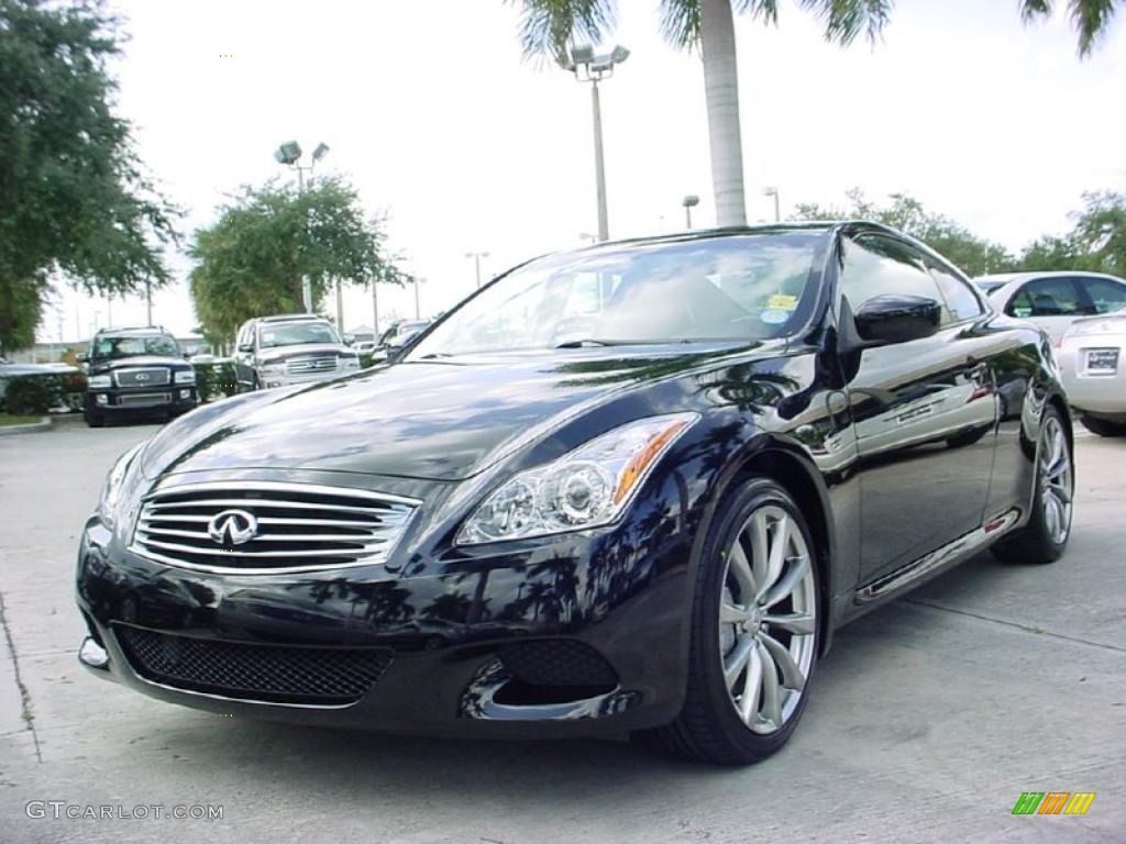 Black Obsidian 2008 Infiniti G 37 S Sport Coupe Exterior Photo #40305844