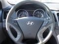 Gray 2011 Hyundai Sonata GLS Steering Wheel