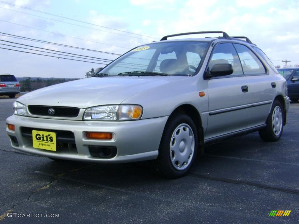 Silverthorn Metallic 1999 Subaru Impreza L Wagon Exterior Photo #40307204