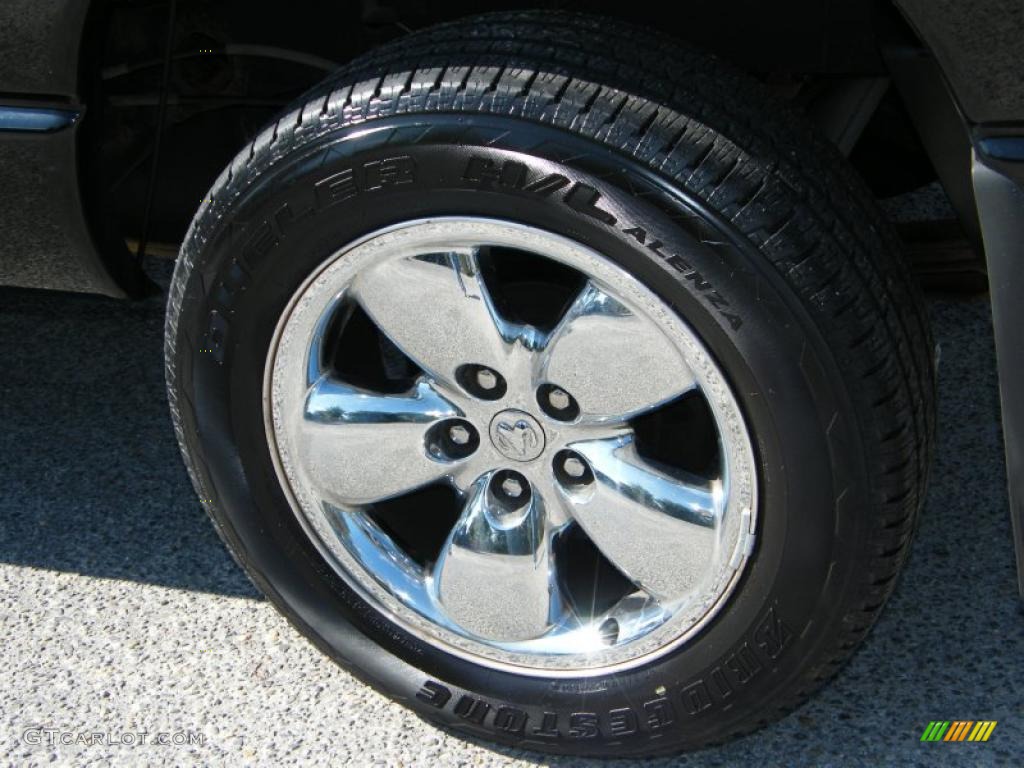 2003 Ram 1500 SLT Quad Cab 4x4 - Black / Dark Slate Gray photo #11