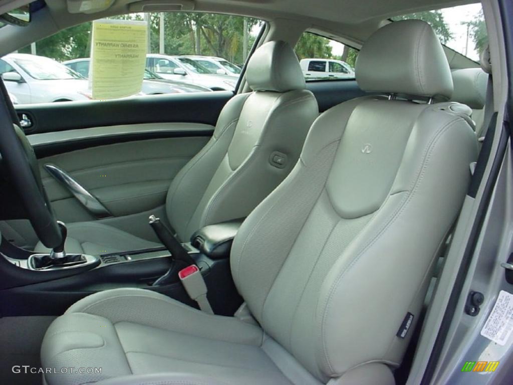 Stone Interior 2008 Infiniti G 37 S Sport Coupe Photo #40307968
