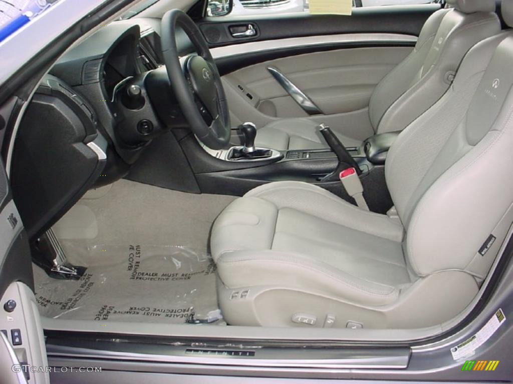 Stone Interior 2008 Infiniti G 37 S Sport Coupe Photo #40307984