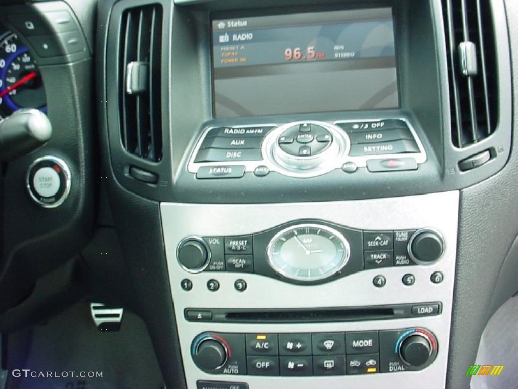 2008 Infiniti G 37 S Sport Coupe Controls Photo #40308076