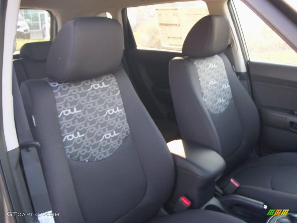 Black Soul Logo Cloth Interior 2011 Kia Soul + Photo #40308084