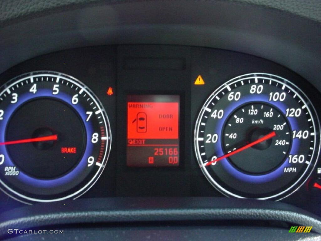 2008 Infiniti G 37 S Sport Coupe Gauges Photo #40308148