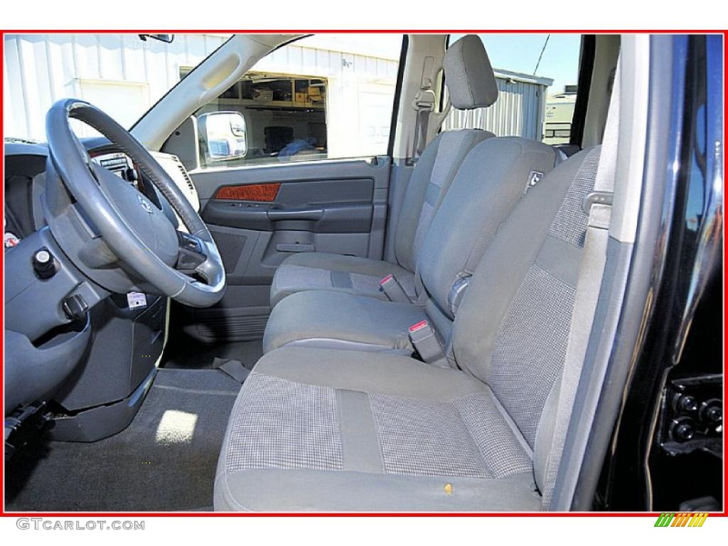 Medium Slate Gray Interior 2006 Dodge Ram 3500 SLT Quad Cab Dually Photo #40311216