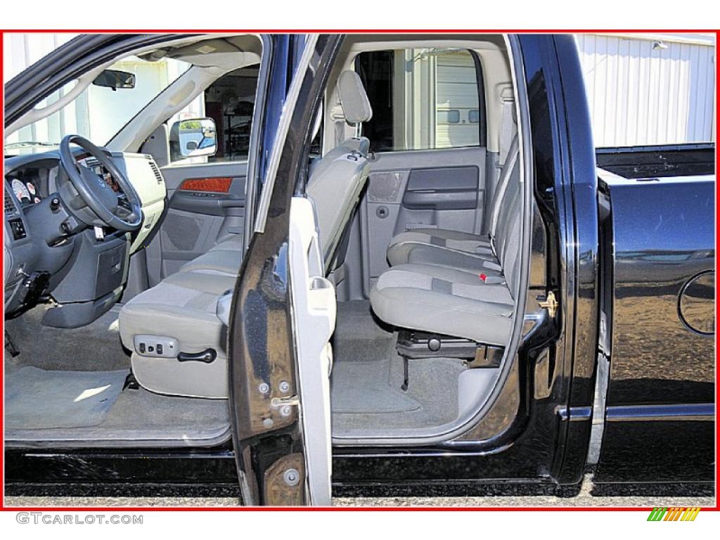 Medium Slate Gray Interior 2006 Dodge Ram 3500 SLT Quad Cab Dually Photo #40311280