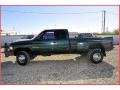 2001 Forest Green Pearl Dodge Ram 3500 SLT Club Cab 4x4 Dually  photo #2