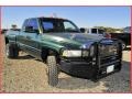 2001 Forest Green Pearl Dodge Ram 3500 SLT Club Cab 4x4 Dually  photo #9