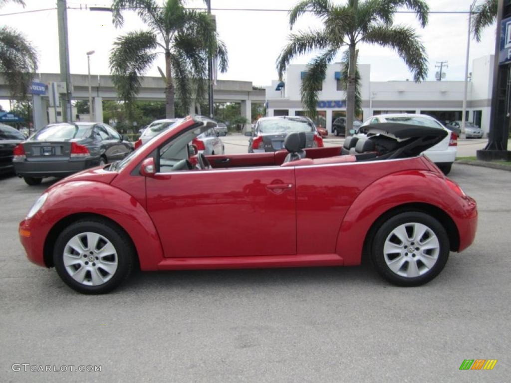 Salsa Red 2008 Volkswagen New Beetle S Convertible Exterior Photo #40312720