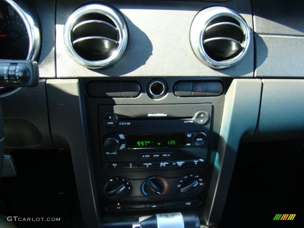 2005 Mustang V6 Deluxe Convertible - Mineral Grey Metallic / Dark Charcoal photo #17