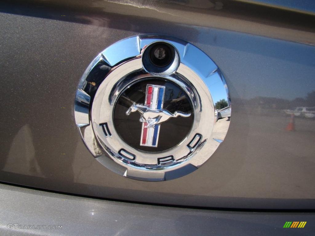 2005 Mustang V6 Deluxe Convertible - Mineral Grey Metallic / Dark Charcoal photo #28