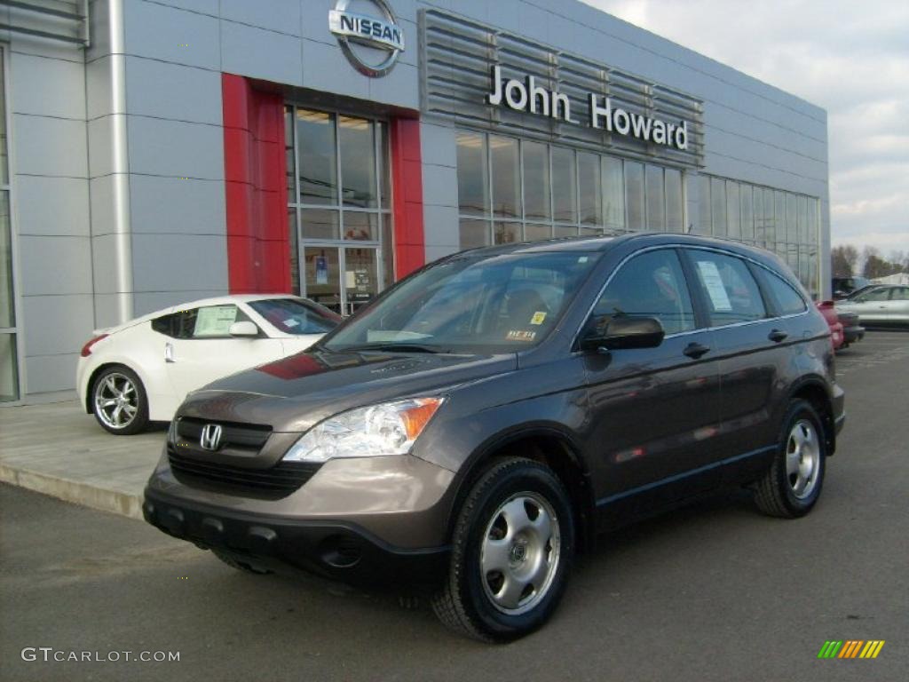 2009 CR-V LX 4WD - Urban Titanium Metallic / Black photo #1