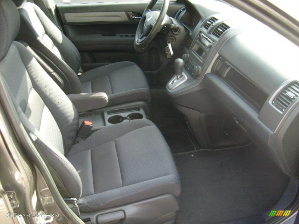 2009 CR-V LX 4WD - Urban Titanium Metallic / Black photo #7