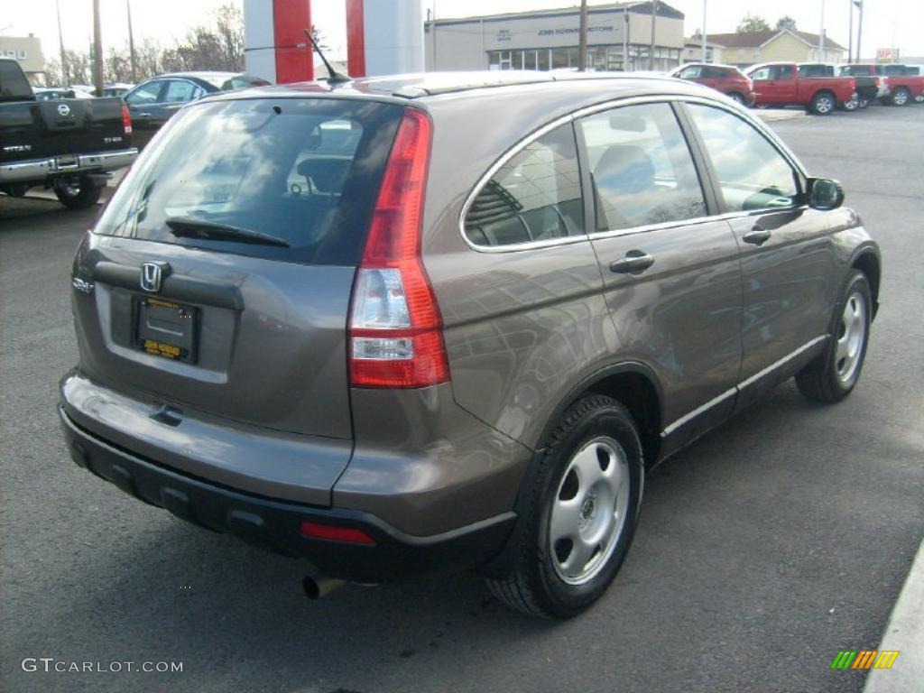 2009 CR-V LX 4WD - Urban Titanium Metallic / Black photo #9