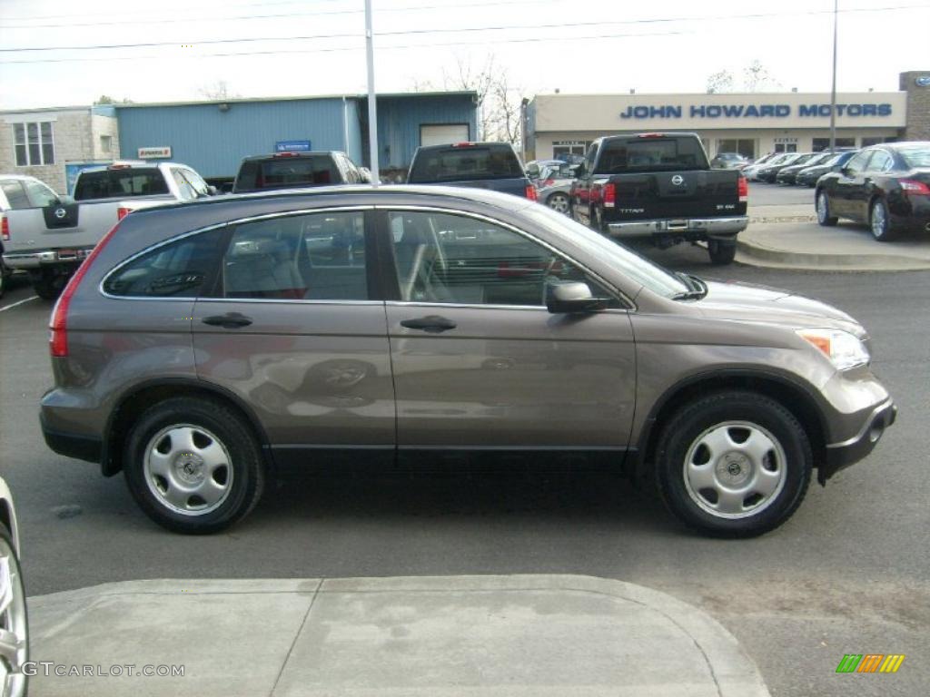 2009 CR-V LX 4WD - Urban Titanium Metallic / Black photo #10