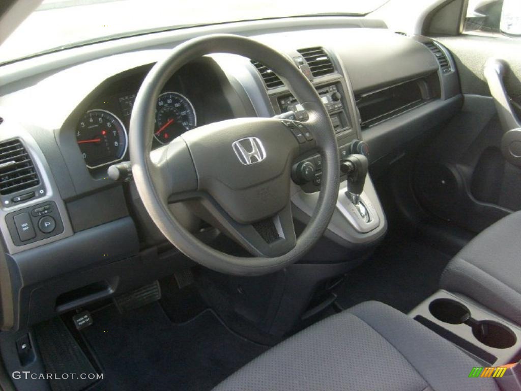 2009 CR-V LX 4WD - Urban Titanium Metallic / Black photo #14