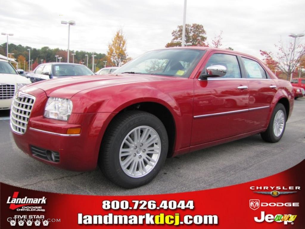 2010 300 Touring - Inferno Red Crystal Pearl / Dark Slate Gray photo #1