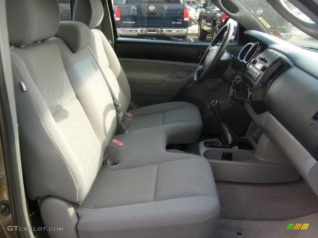 2009 Tacoma Regular Cab 4x4 - Pyrite Brown Mica / Graphite Gray photo #5
