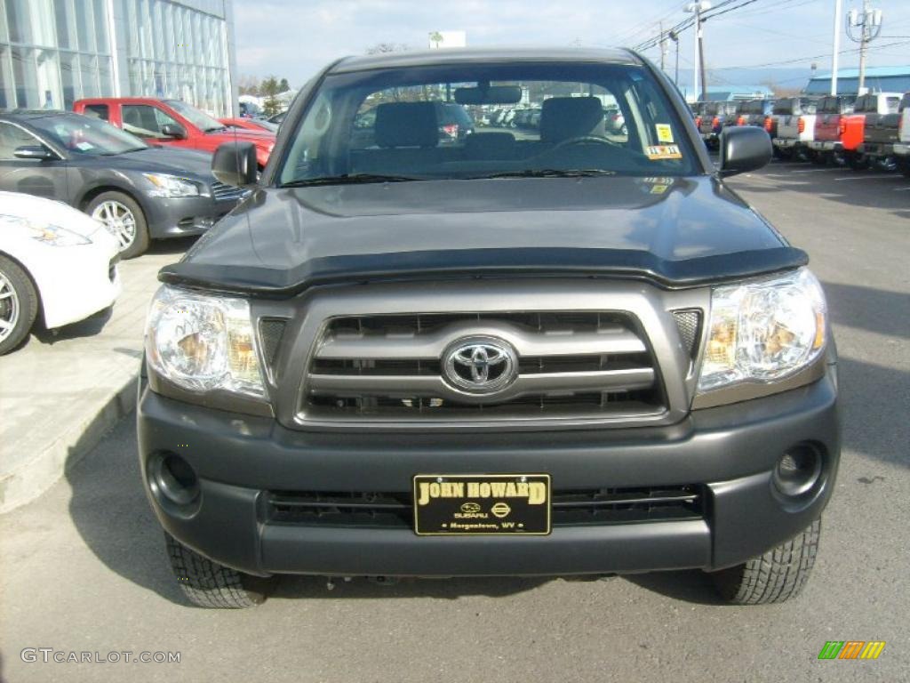 2009 Tacoma Regular Cab 4x4 - Pyrite Brown Mica / Graphite Gray photo #11