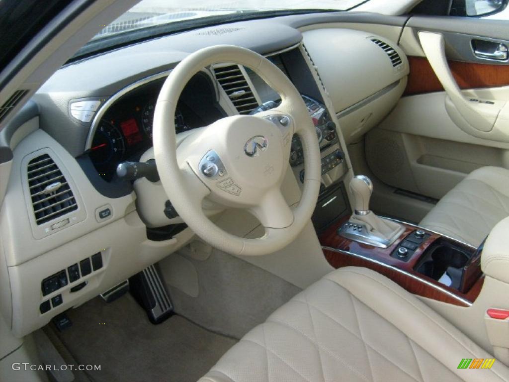Wheat Interior 2010 Infiniti FX 35 AWD Photo #40314284
