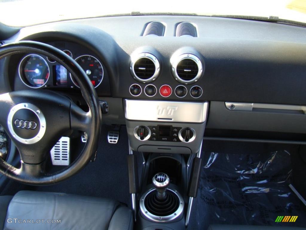 2004 Audi TT 1.8T quattro Roadster Charcoal Dashboard Photo #40314924