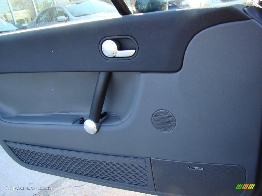 2004 Audi TT 1.8T quattro Roadster Charcoal Door Panel Photo #40314972