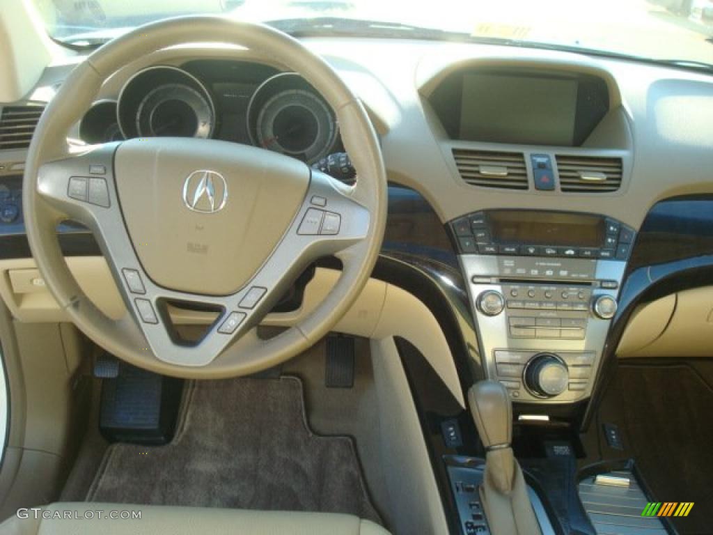 2009 Acura MDX Standard MDX Model Parchment Dashboard Photo #40317832