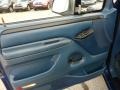 Royal Blue 1996 Ford F150 XLT Regular Cab 4x4 Door Panel