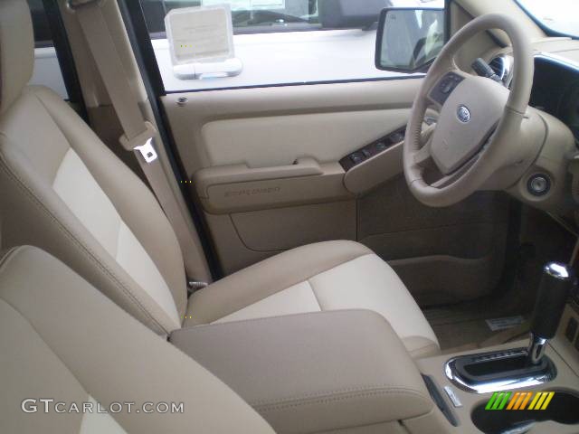 2008 Explorer Limited - Dark Cherry Metallic / Camel photo #3